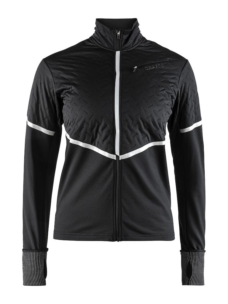 Craft Urban Run Thermal Wind Jacket W Black Silver Tights.no