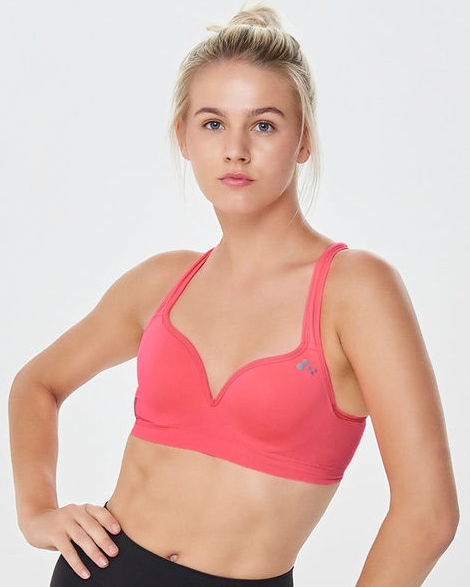 Only Play Martine Seamless Sports Bra - Neon Punk - S - bh er