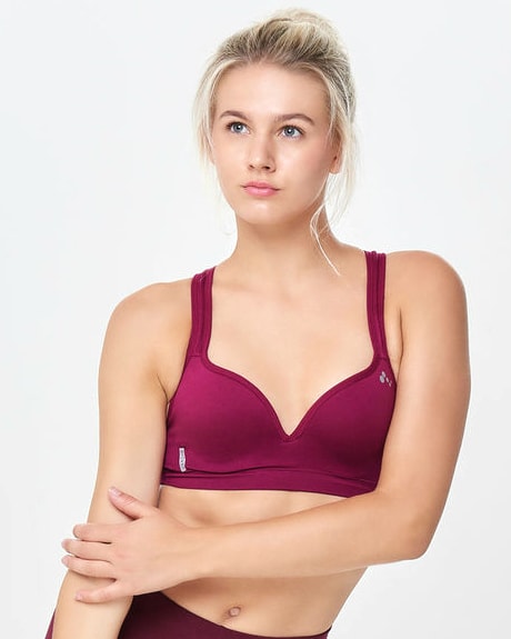 Only Play Martine Seamless Sports Bra - Rhododendron - L - bh er