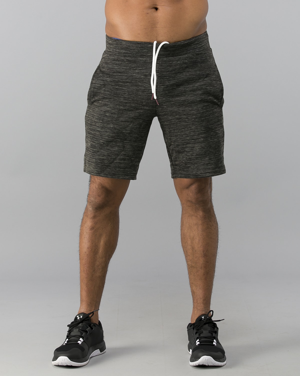 First Ethan Sweat Shorts - Dark Grey Melange - S - herre