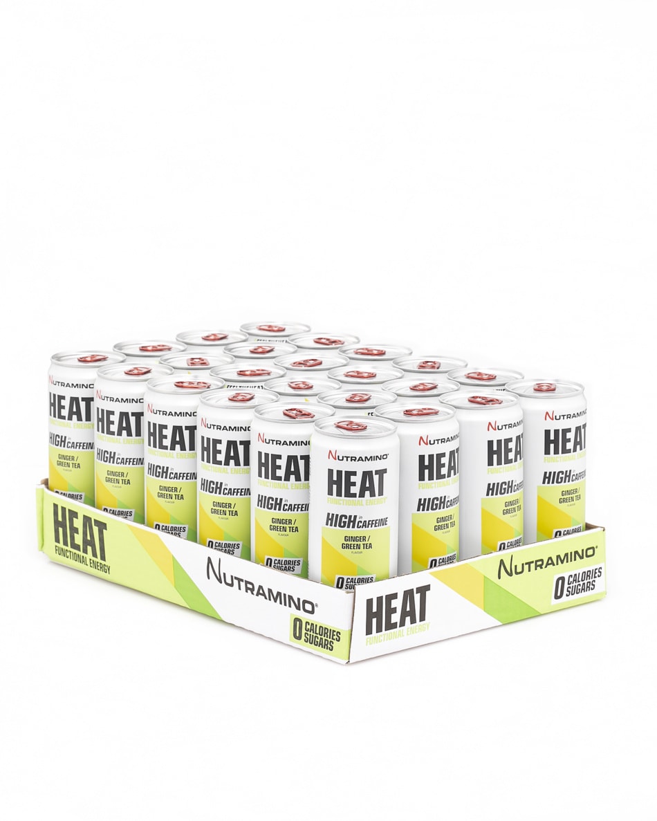 Nutramino HEAT Ginger &amp; Green Tea 24x330ml