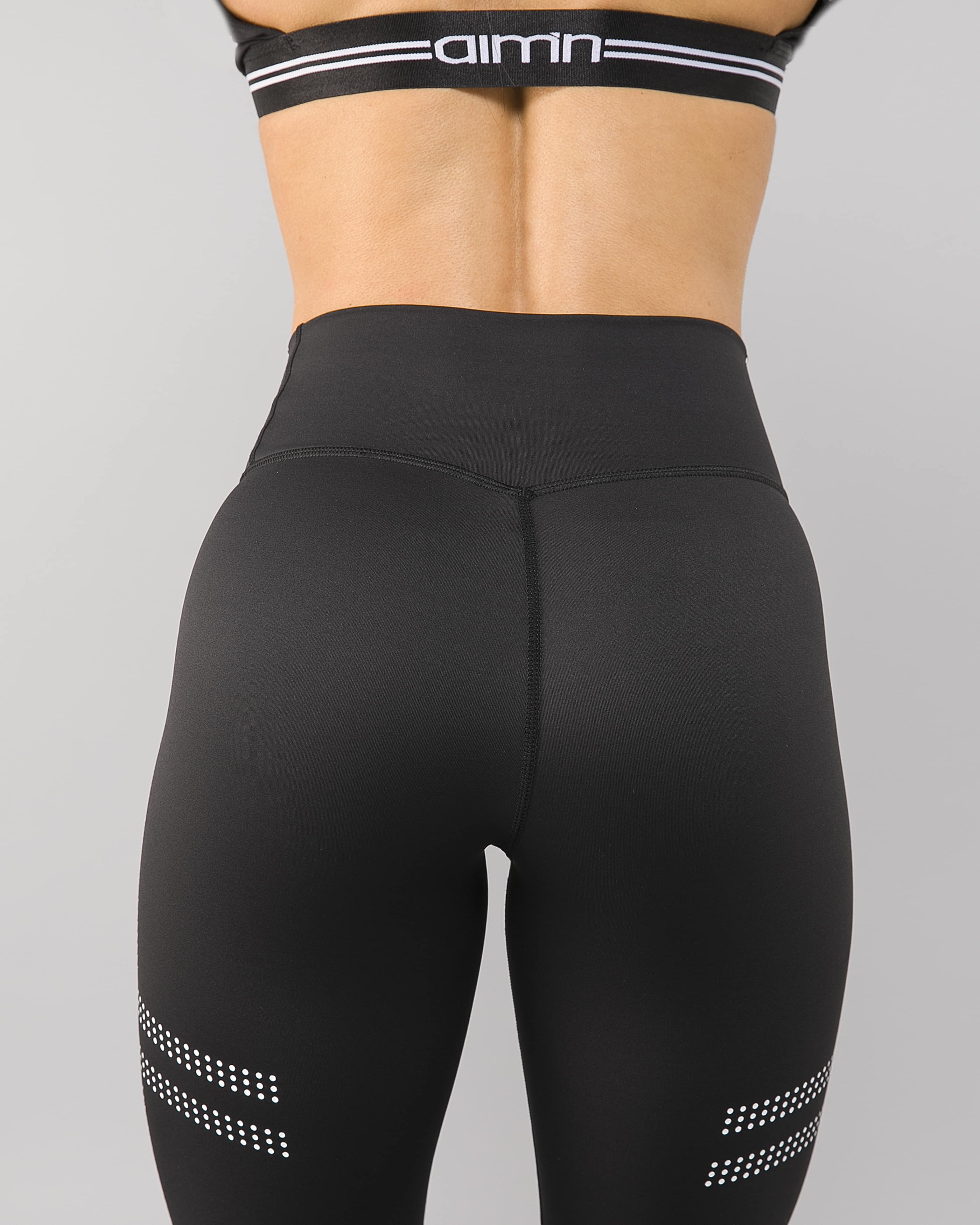 Aimn black tribe best sale high waist tights