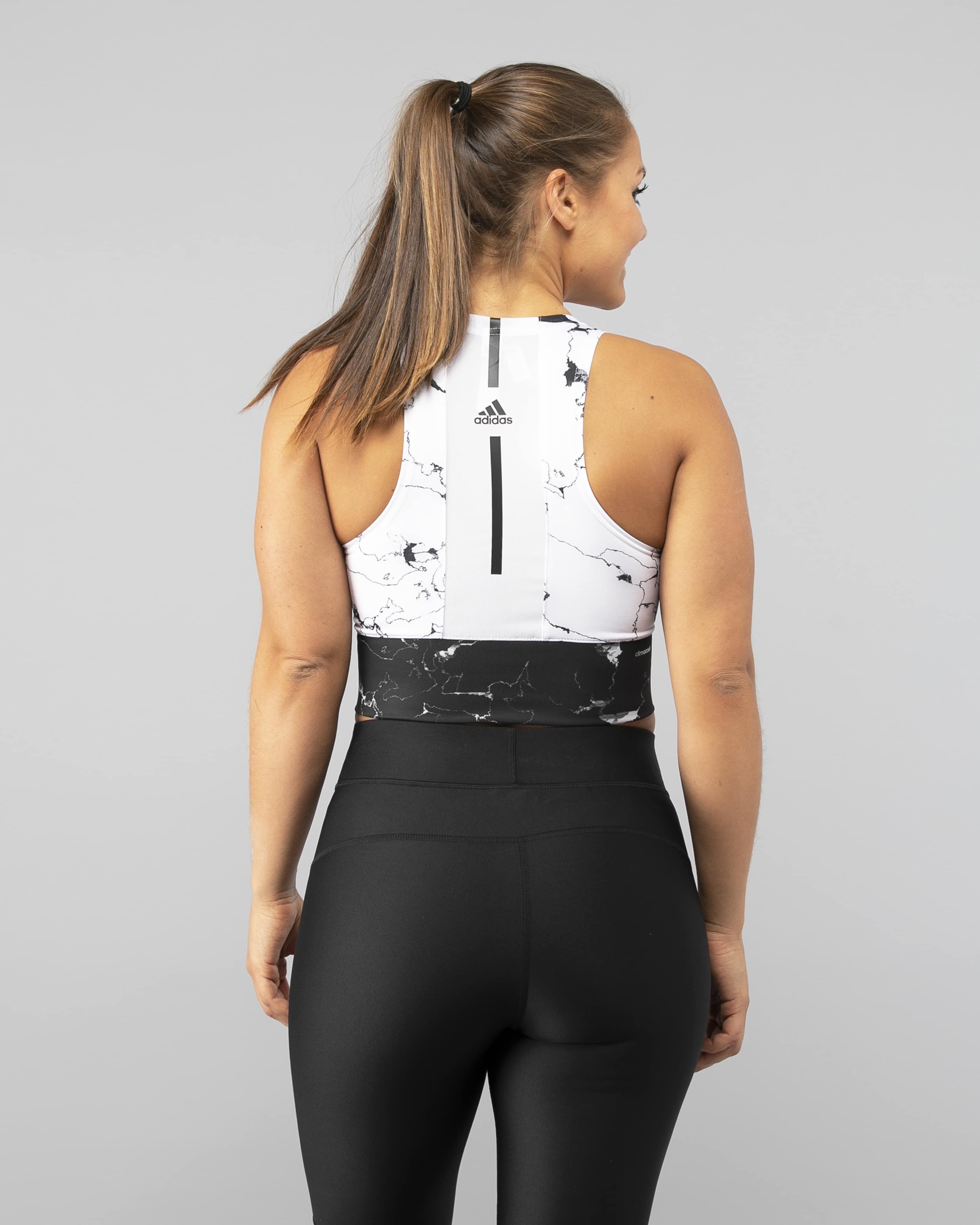 Adidas marble sales crop top