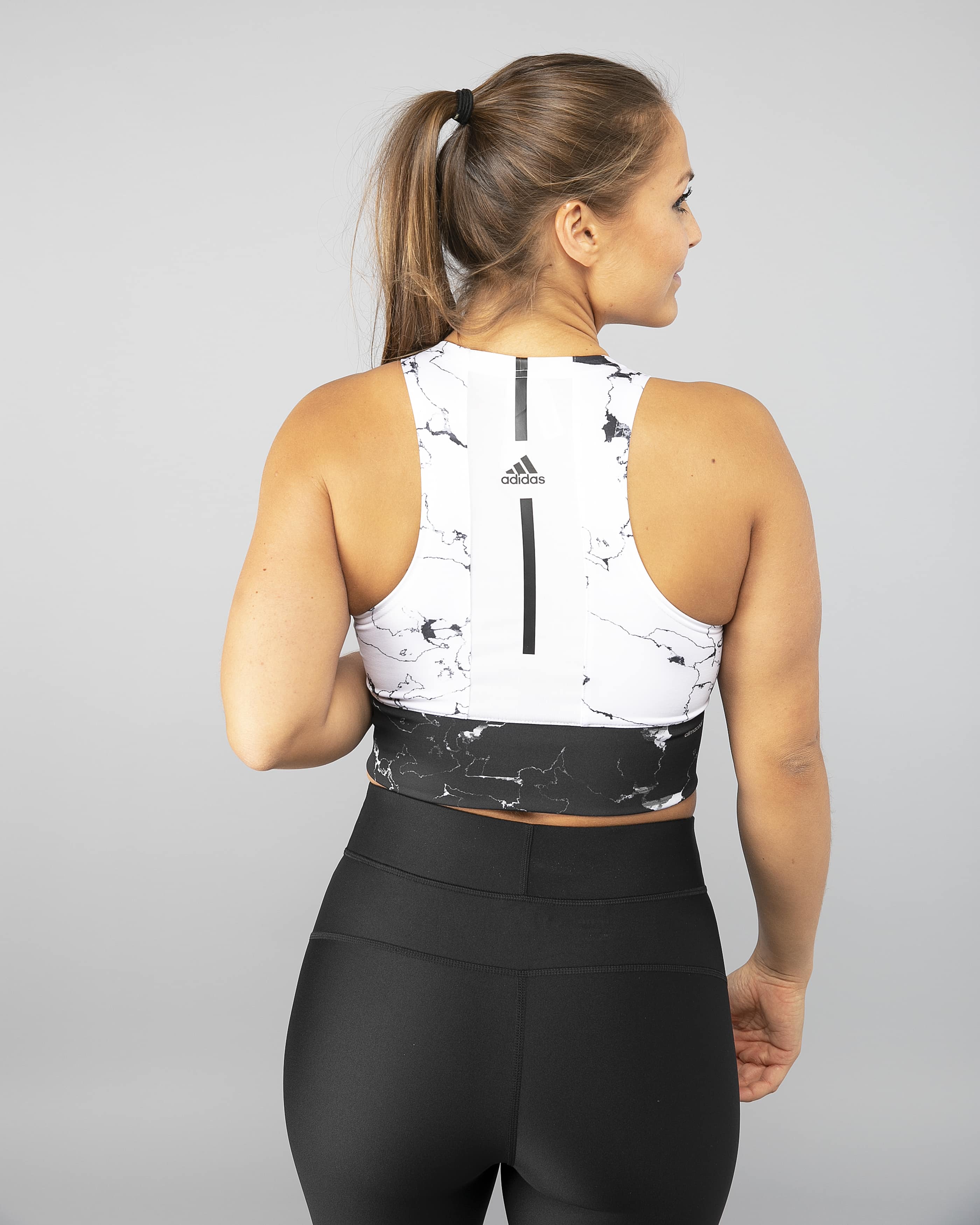 Adidas marble sales crop top