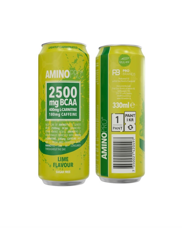 FCB Amino Pro Lime 330ml - vitaminer