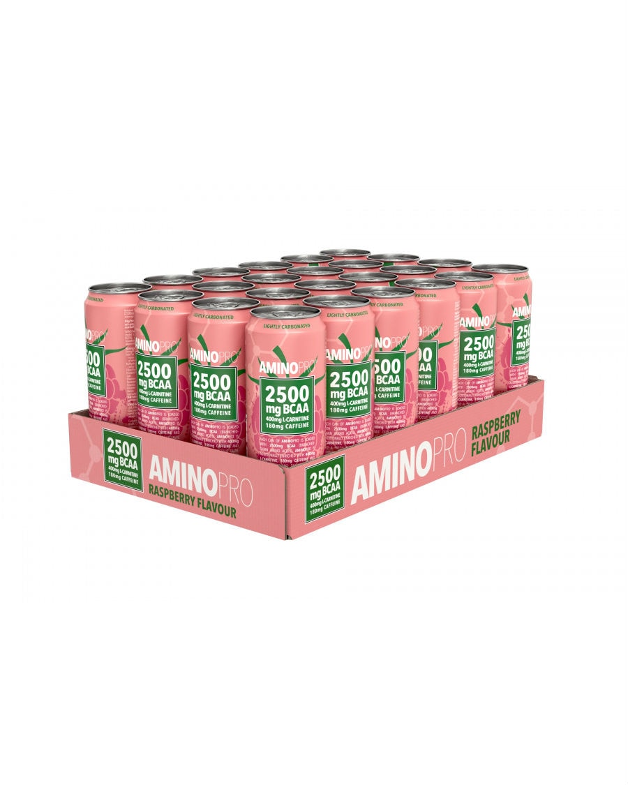 FCB Amino Pro Raspberry 24x330ml - vitaminer
