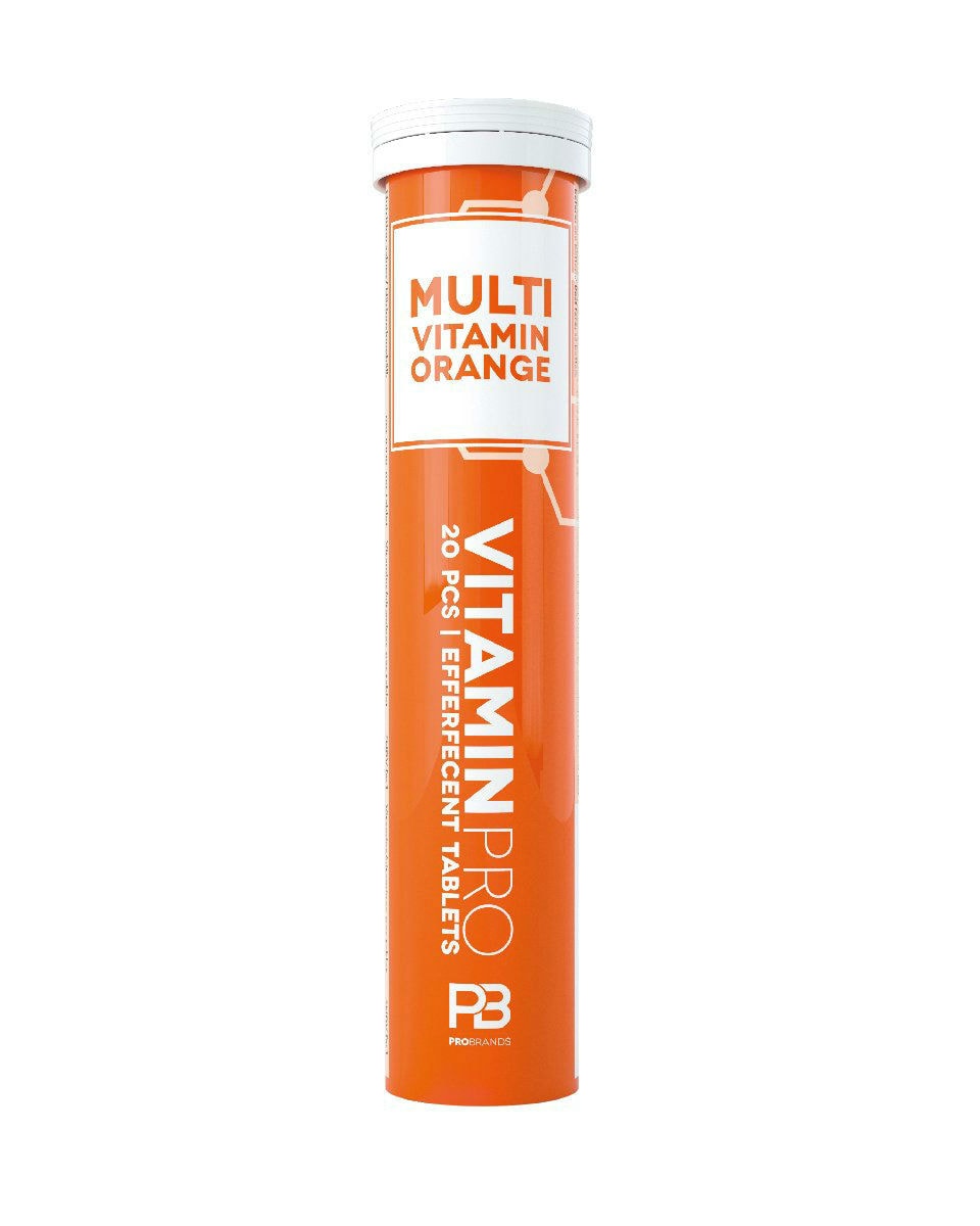 FCB Multivitamin Brusetabletter Orange - pulver
