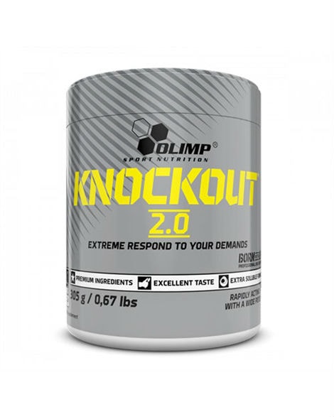 Olimp Knockout 2.0 350g - Bubble Gum - før trening
