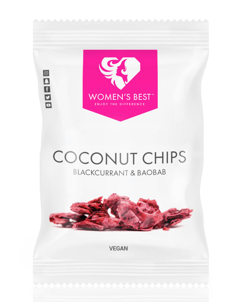 Women's Best Coconut Chips Black Currant & Baobab 25g - the body