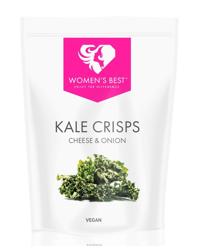 Women's Best Kale Chips Cheese & Onion 20g - high protein snacks