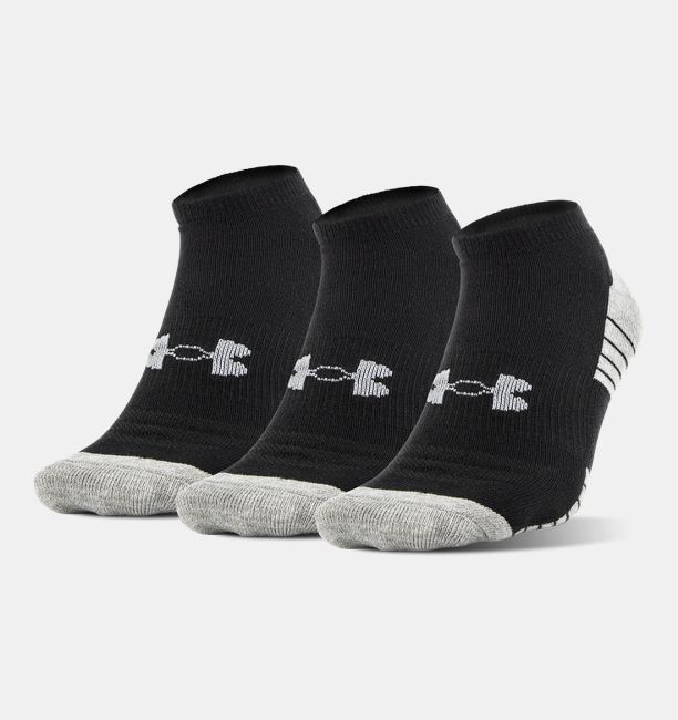 Under Armour Heatgear Tech No-Show Socks - Black - M - bulk
