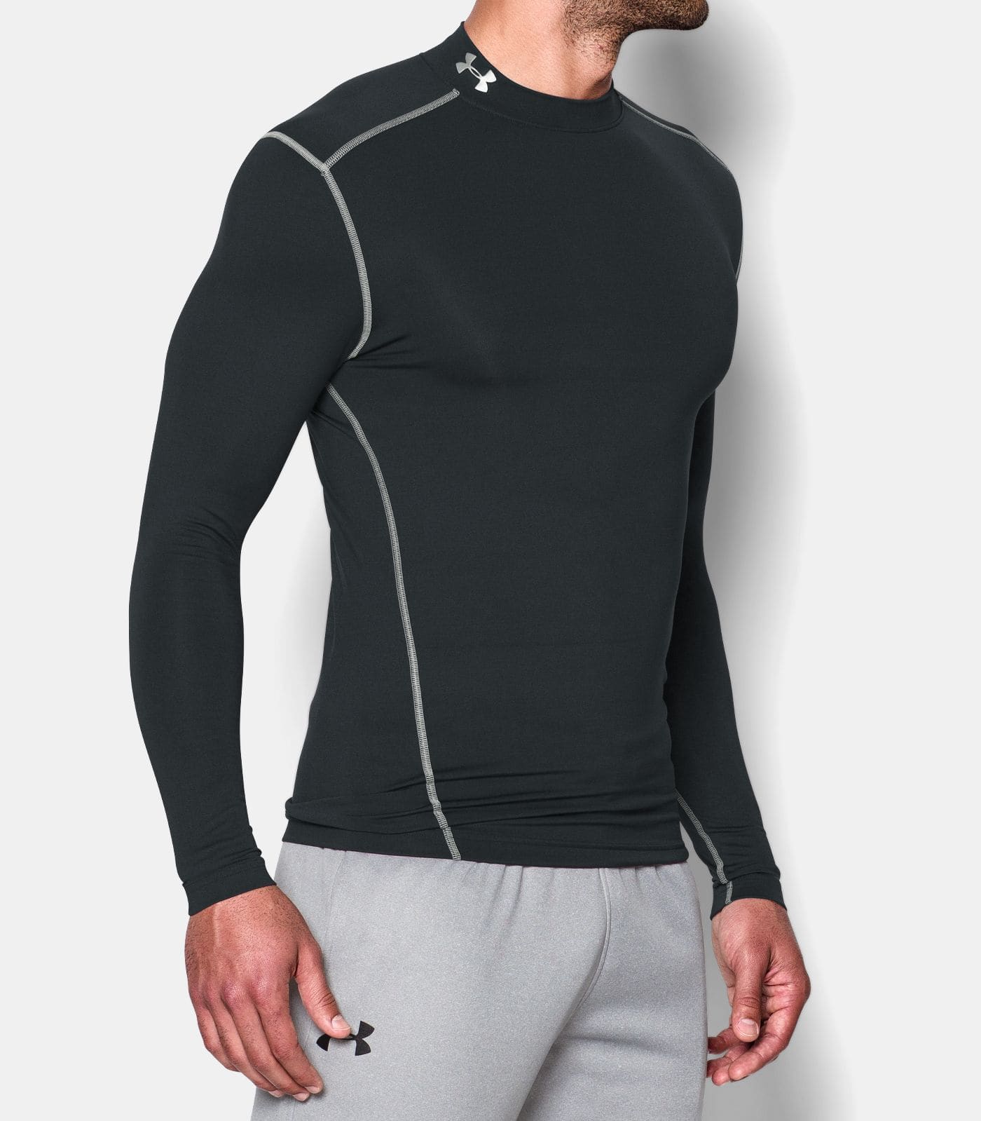 Download Under Armour ColdGear Mock, Black - Tights.no