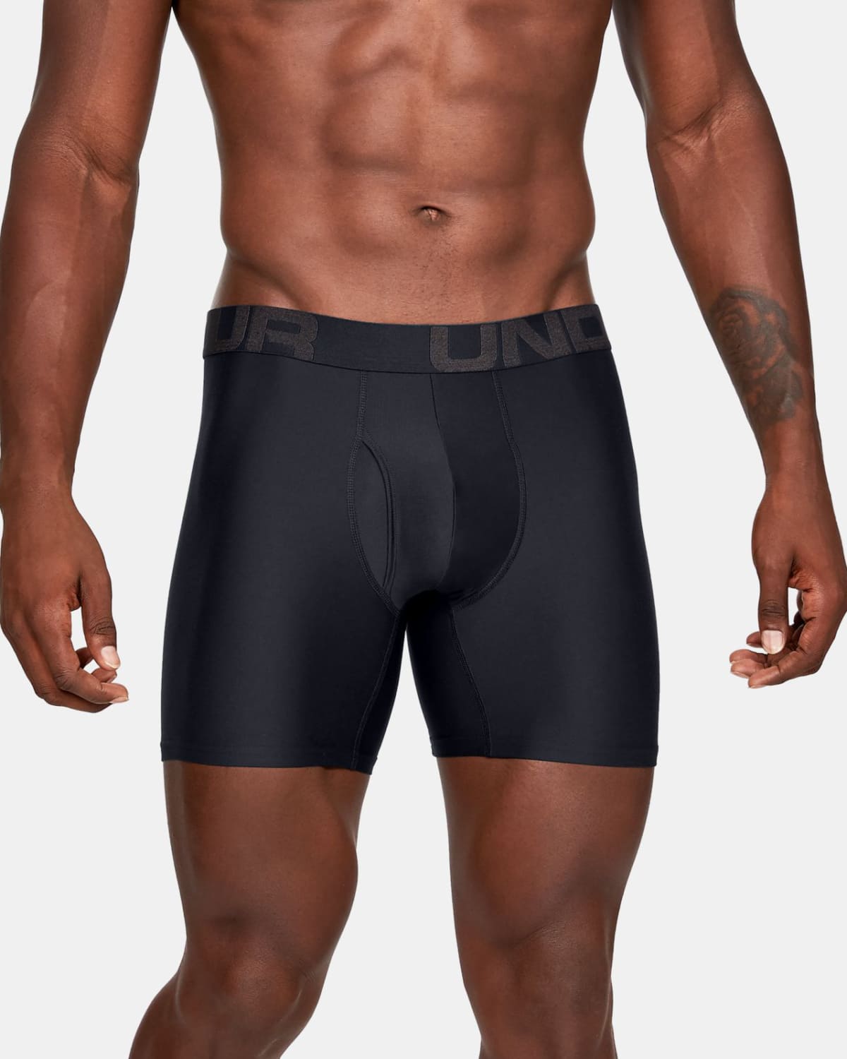 Under Armour Tech 6-Inch 2-Pack - Black - L - waistband
