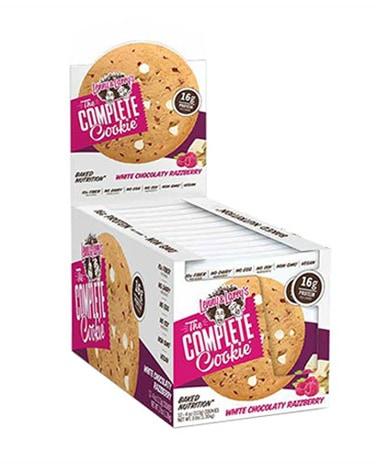 Lenny &amp; Larry Protein Cookie White Chocolate Raspbery 12x113g