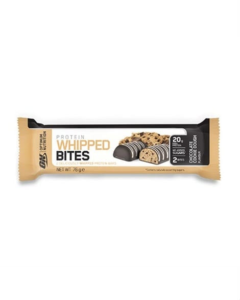 Optimum Nutrition Whipped Bites Chocolate Chip Cookie Dough 76g - whey protein isolate