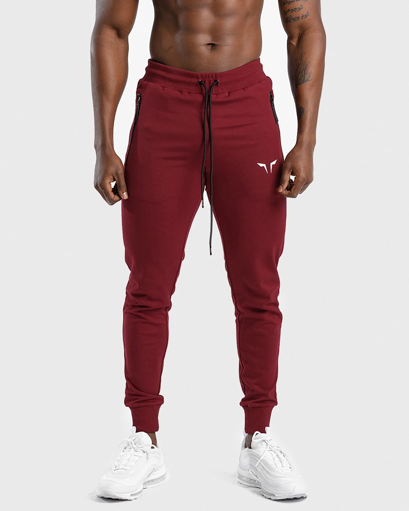 Squat Wolf - Statement Classic Joggers - Red - L - til