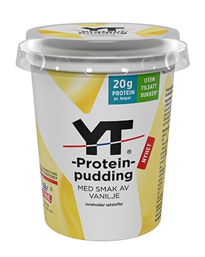 YT Proteinpudding Vanilje 190g - salt