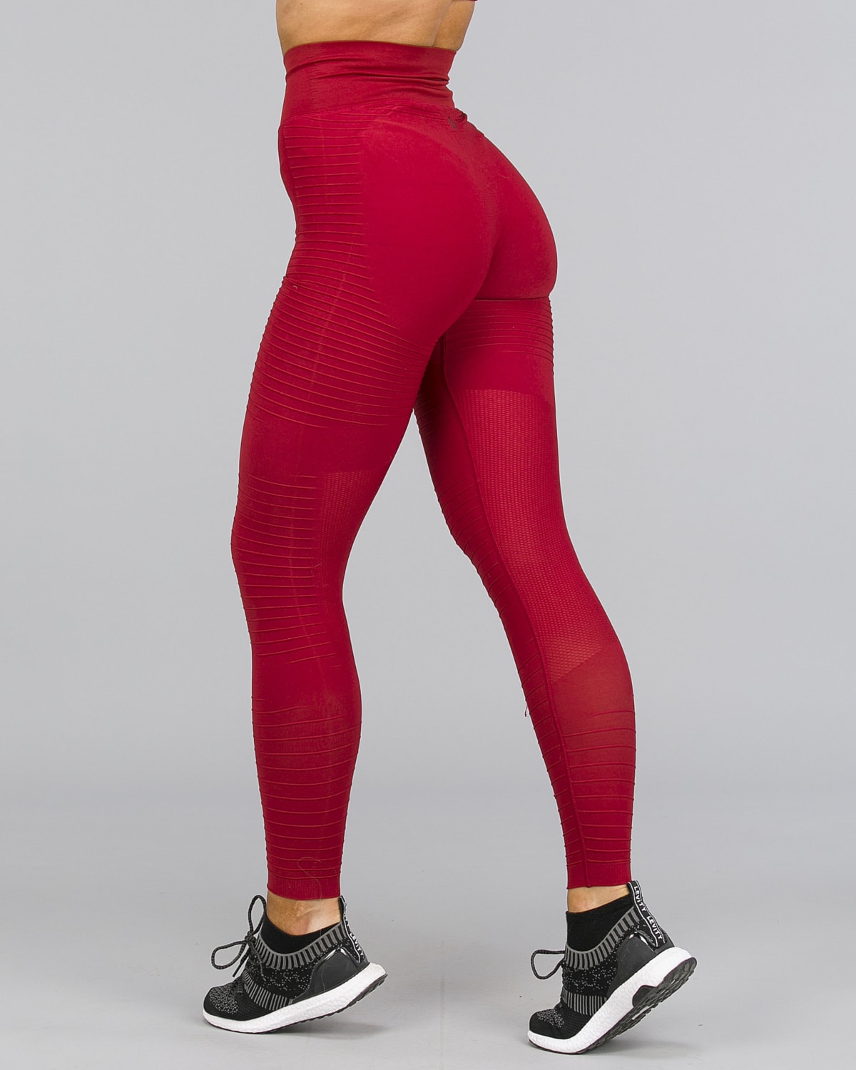  Red workout leggings for push your ABS