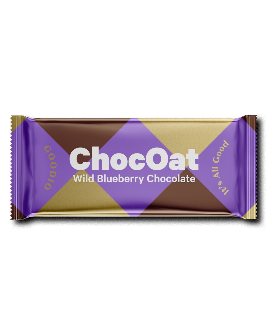 ChocOat Wild Blueberry 25g - melkesjokolade