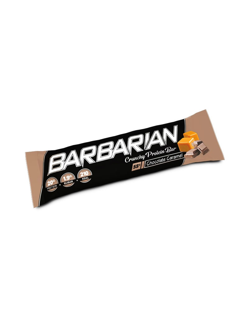 Stacker2 Barbarian Bars Chocolate Caramel 55g - proteinbar
