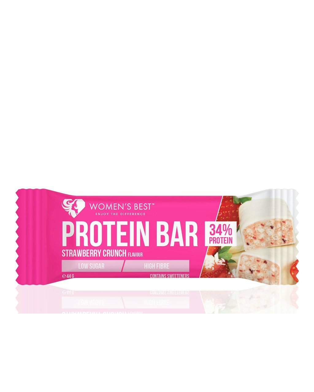 Women's Best Protein Bar Strawberry Crunch 44g - cocoa powder