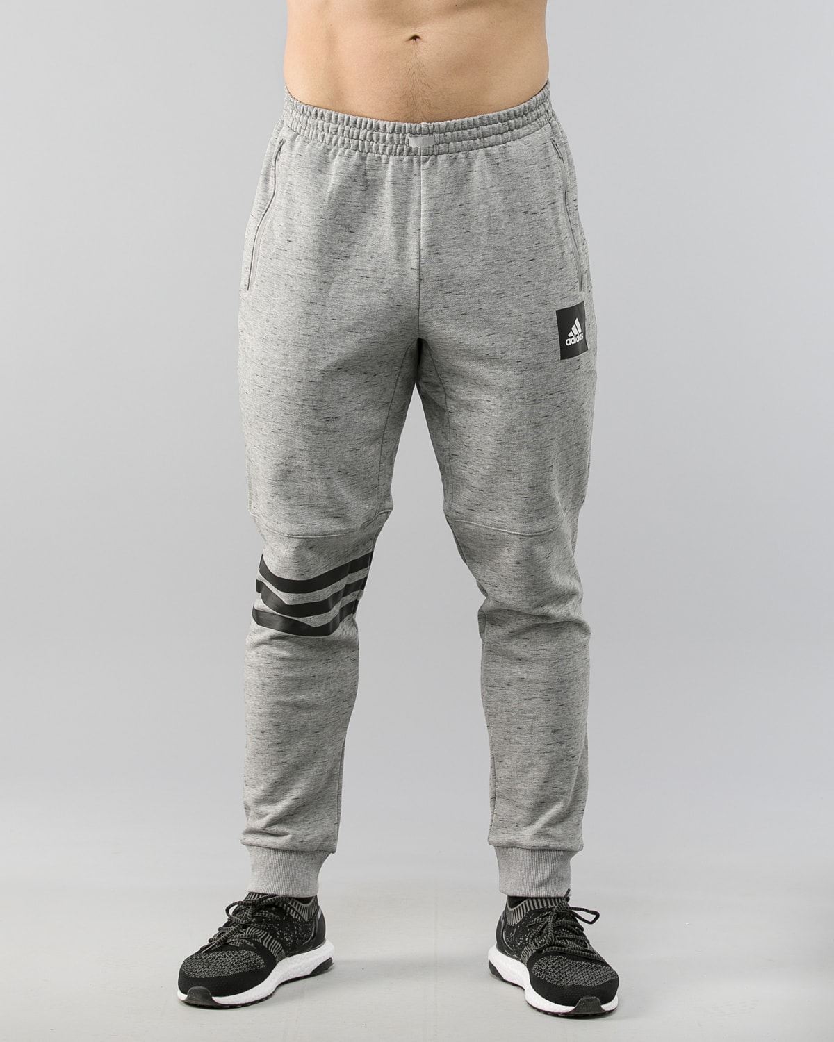 Adidas - Fat Terry Pants - Medium Grey Heather - L - post workout