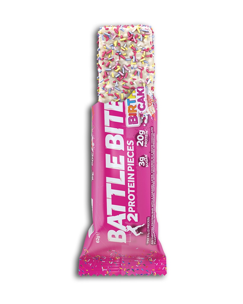 Battle Snacks Birthday Cake 62g - protein powder for