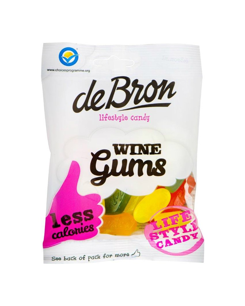 DeBron Sugarfree Wine Gums 100g - salt