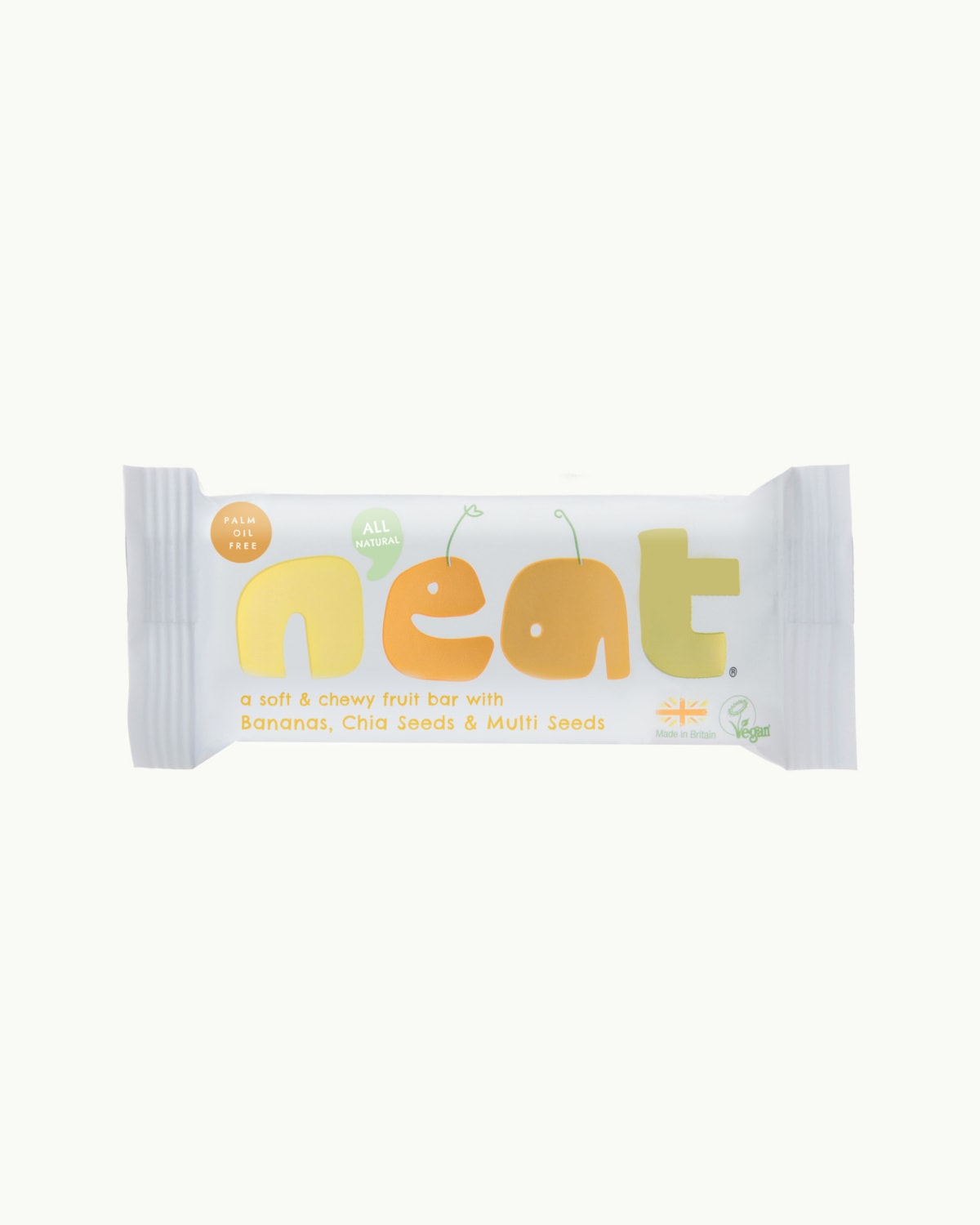 N’eat Natural Fruit Bar Bananas, Chia Seeds & Multi Seeds 45g - til