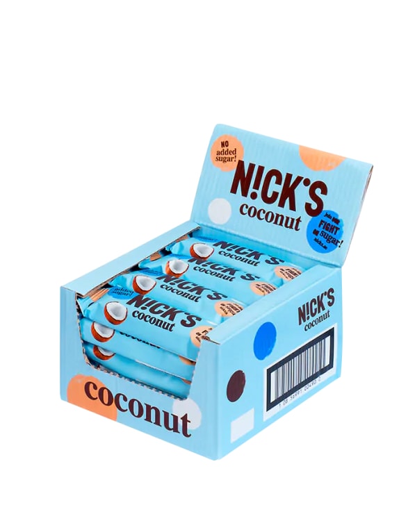 Nick's Sugarfree Coconut Chocolate 20x40g - men