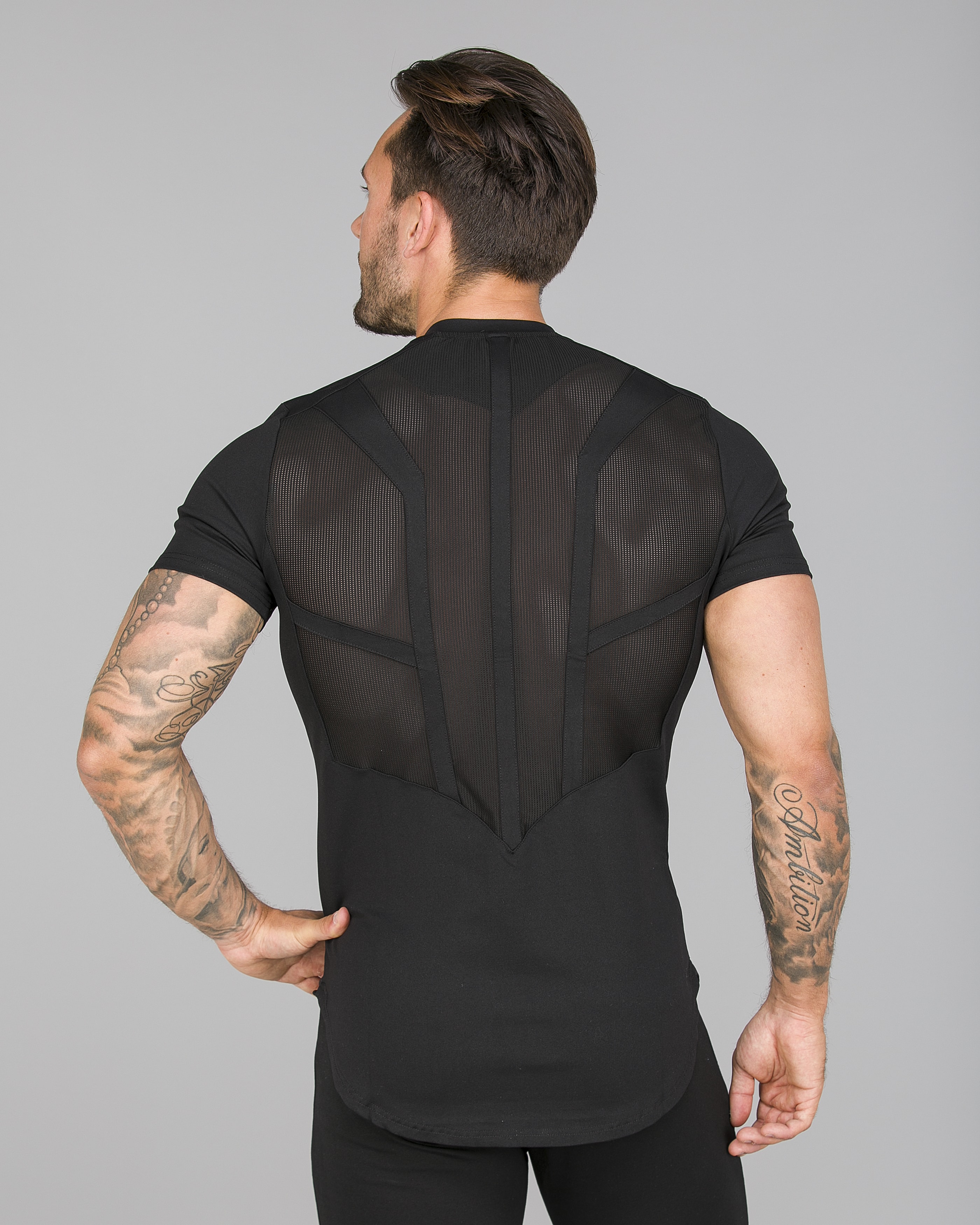 Squat Wolf - Razor Back Tee - Jet Black (6)