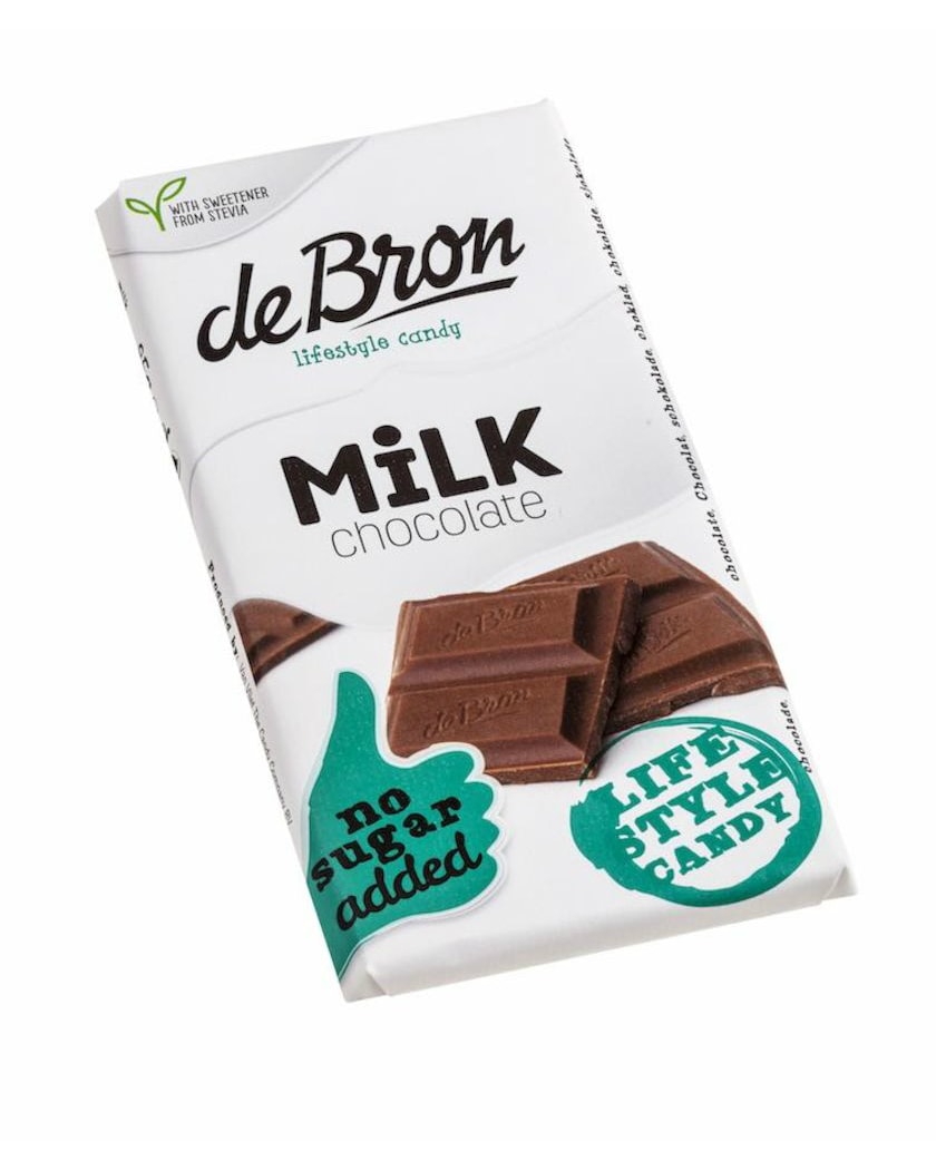 DeBron Sugarfree Milk Chocolate 85g - sjokolade kalorier
