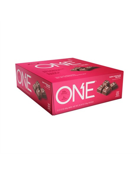 Oh Yeah ONE Bars Dark Chocolate Sea Salt 12x60g - proteinbarer