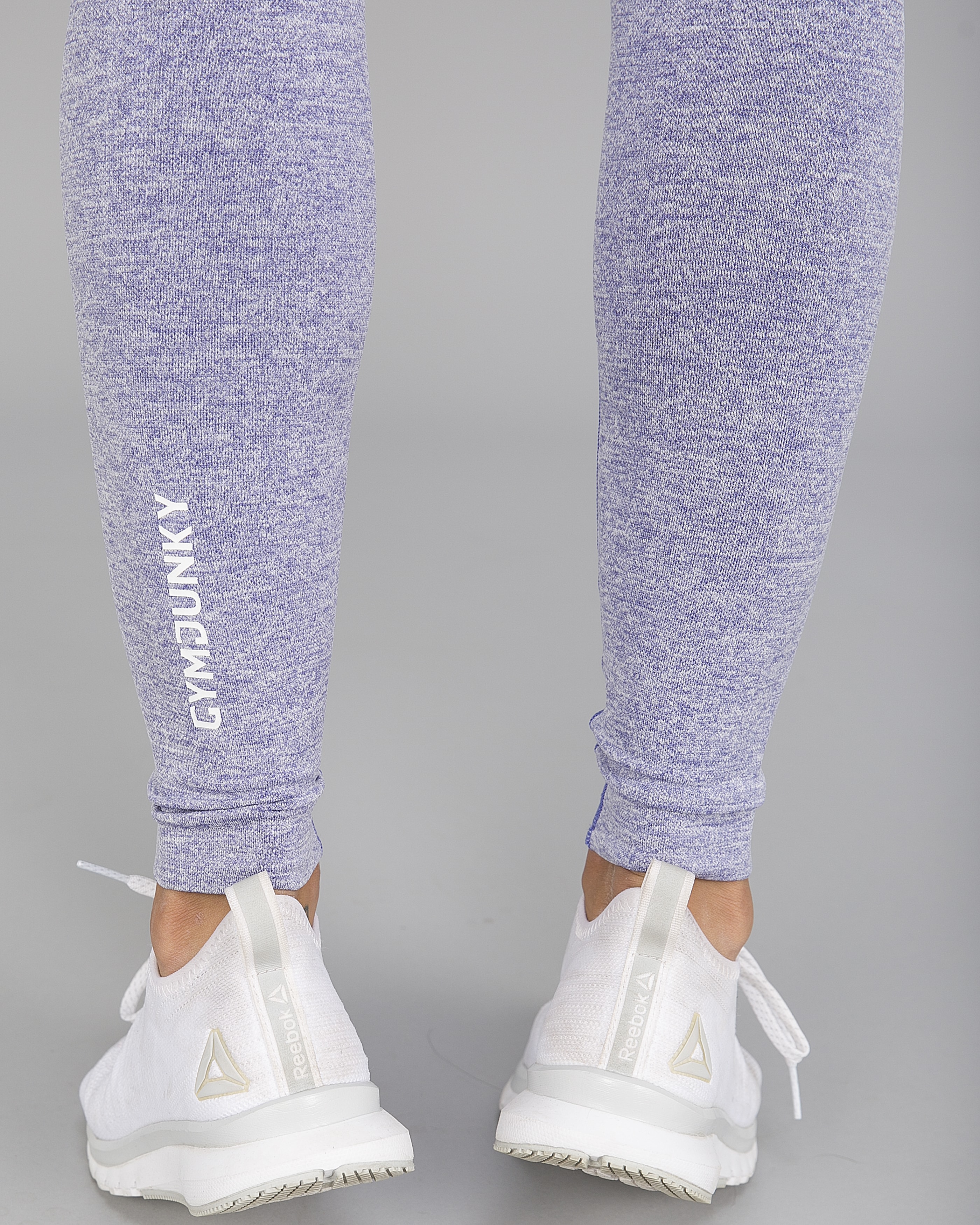 Gymjunky - Hale High Waist Leggings - Soft Lavender Melange12