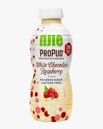 NJIE ProPud Milkshake - White Chocolate Raspberry 330ml