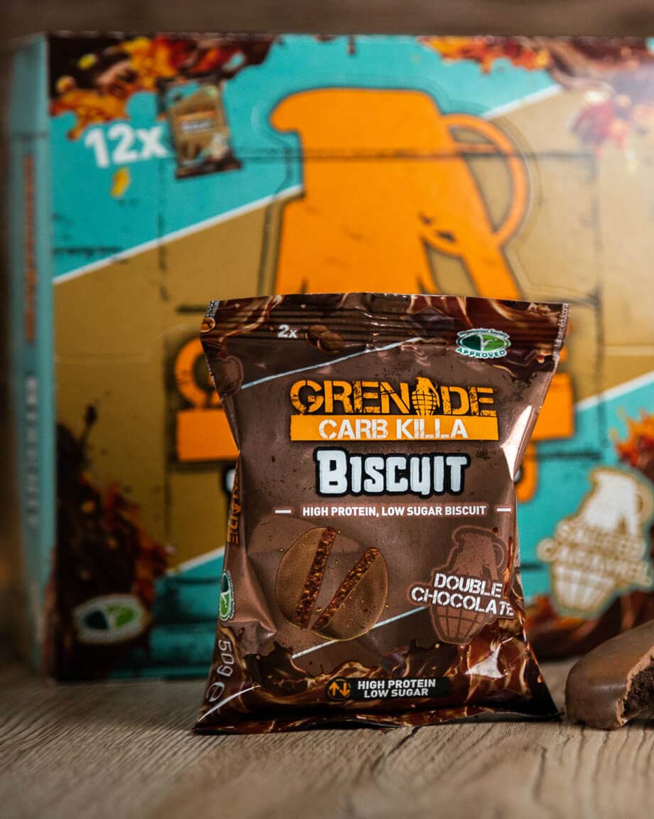 Grenade Carb Killa Biscuit Double Chocolate 50g - high protein snack