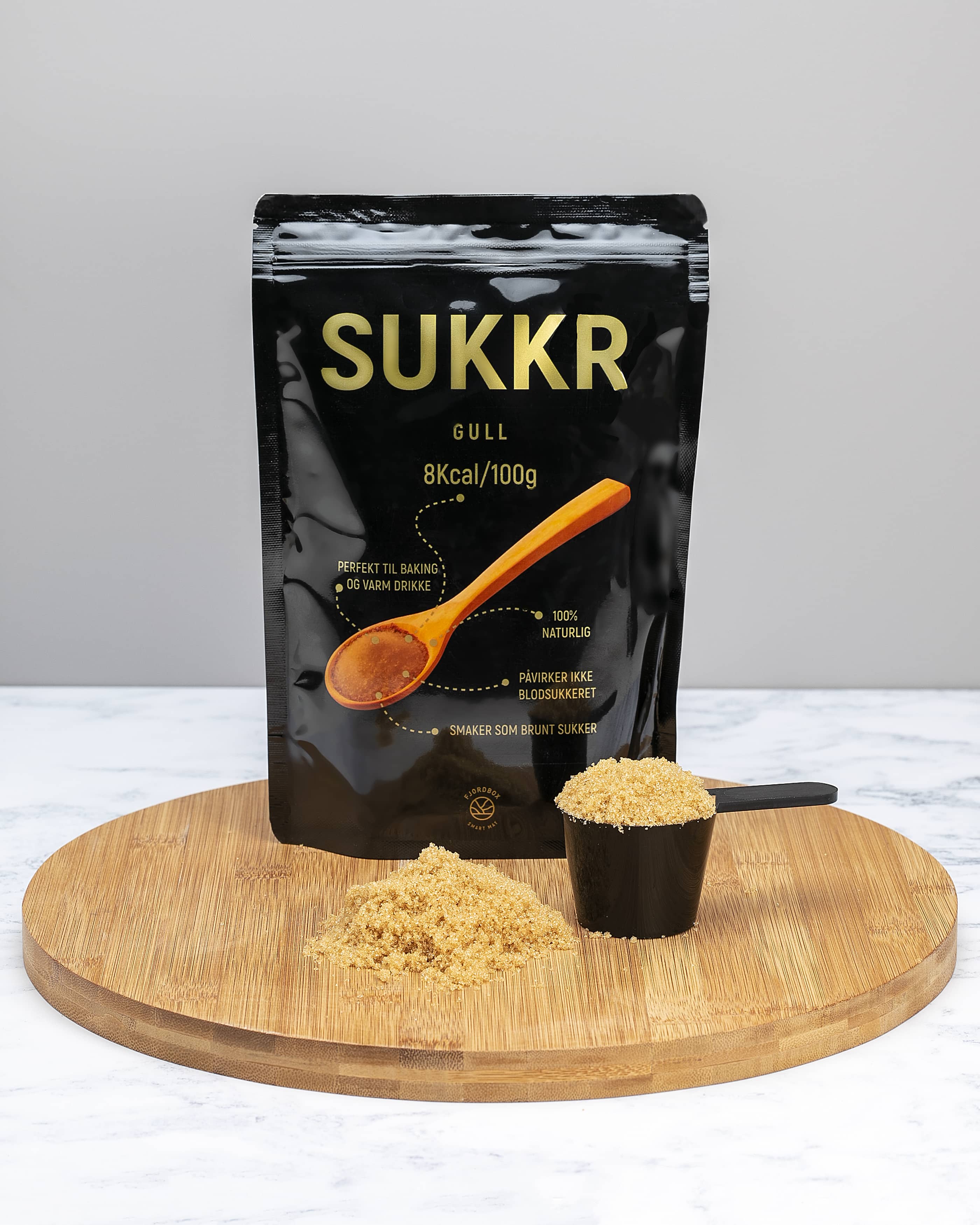 SUKKR GULL 500g - Kalorifritt Brunt Sukker!1
