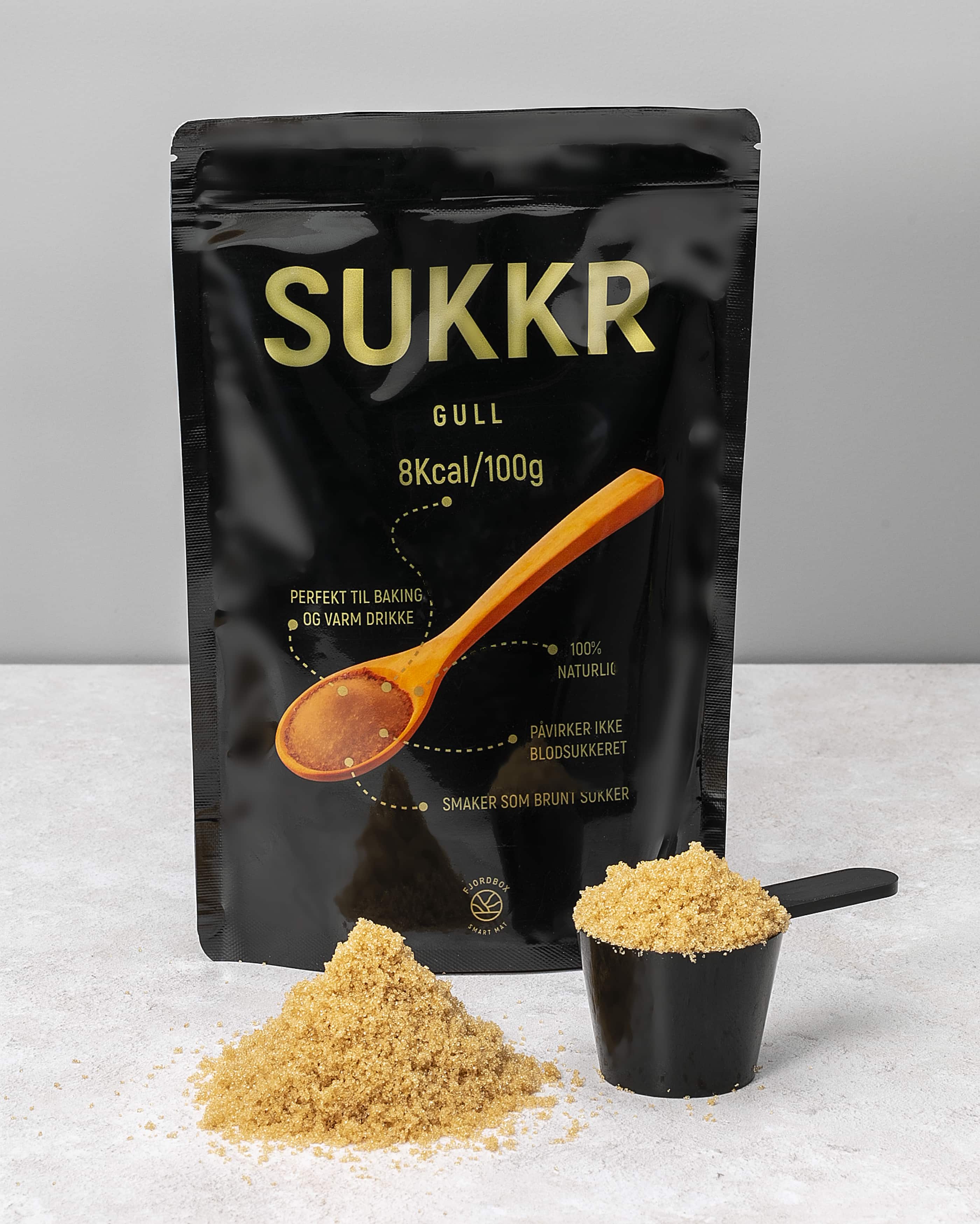 SUKKR GULL 500g - Kalorifritt Brunt Sukker!2_1