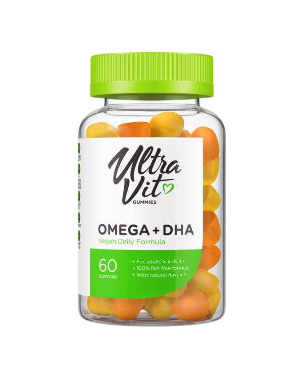 VPLab UltraVit Gummies Omega+ DHA - 60 Gummies - vitamin c