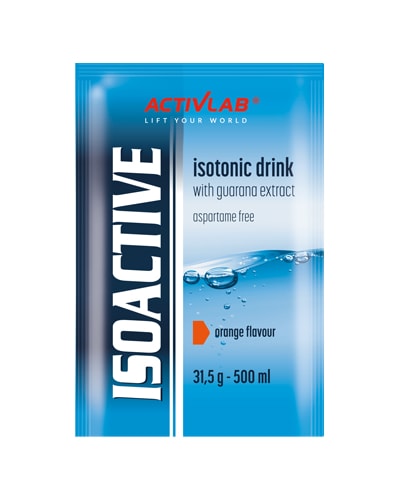 Activlab Isoactive 31.5g - Grapefruit - during workout
