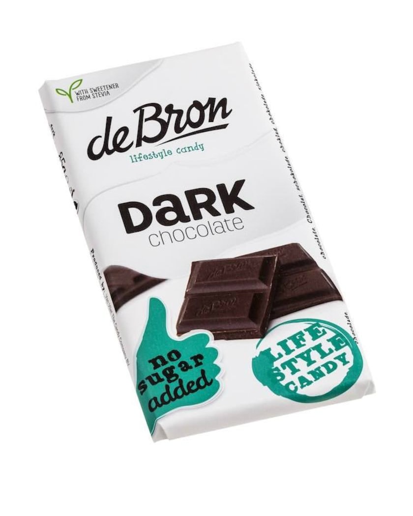 DeBron Sugarfree Dark Chocolate 85g - sjokolade kalorier
