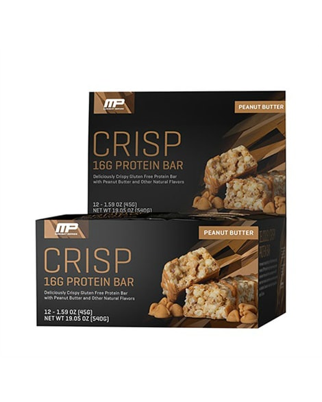MusclePharm Combat Crisp Bar Peanut Butter 12x45g