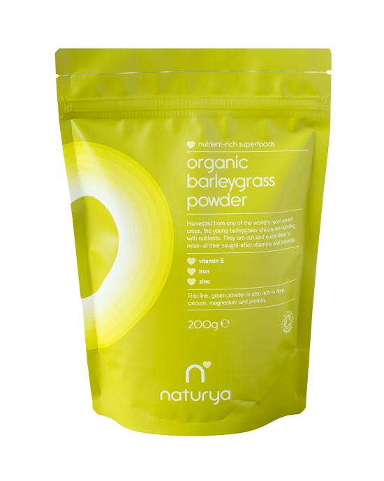 Naturya Organic Barleygrass Powder 200g - high protein