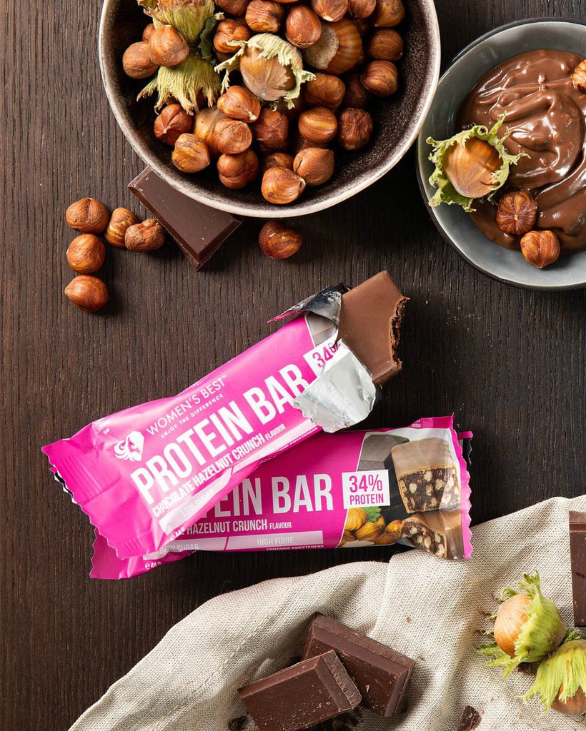 Women's Best Protein Bar Peanut Butter Caramel Crunch 44g - cocoa powder