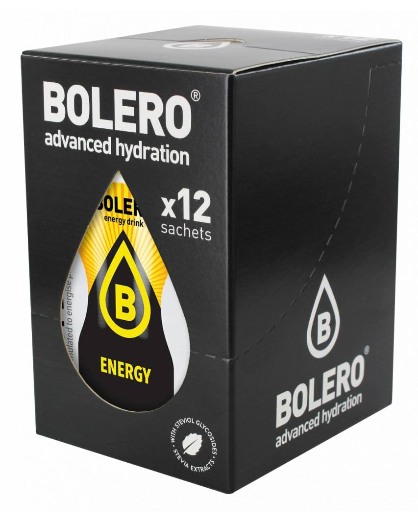 Bolero Energy Drink 12x7g - uten salt