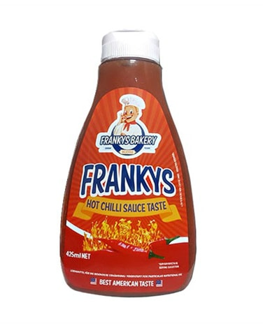 Franky's Bakery Calorie Free Sauce - Hot Chilli 425ml - the
