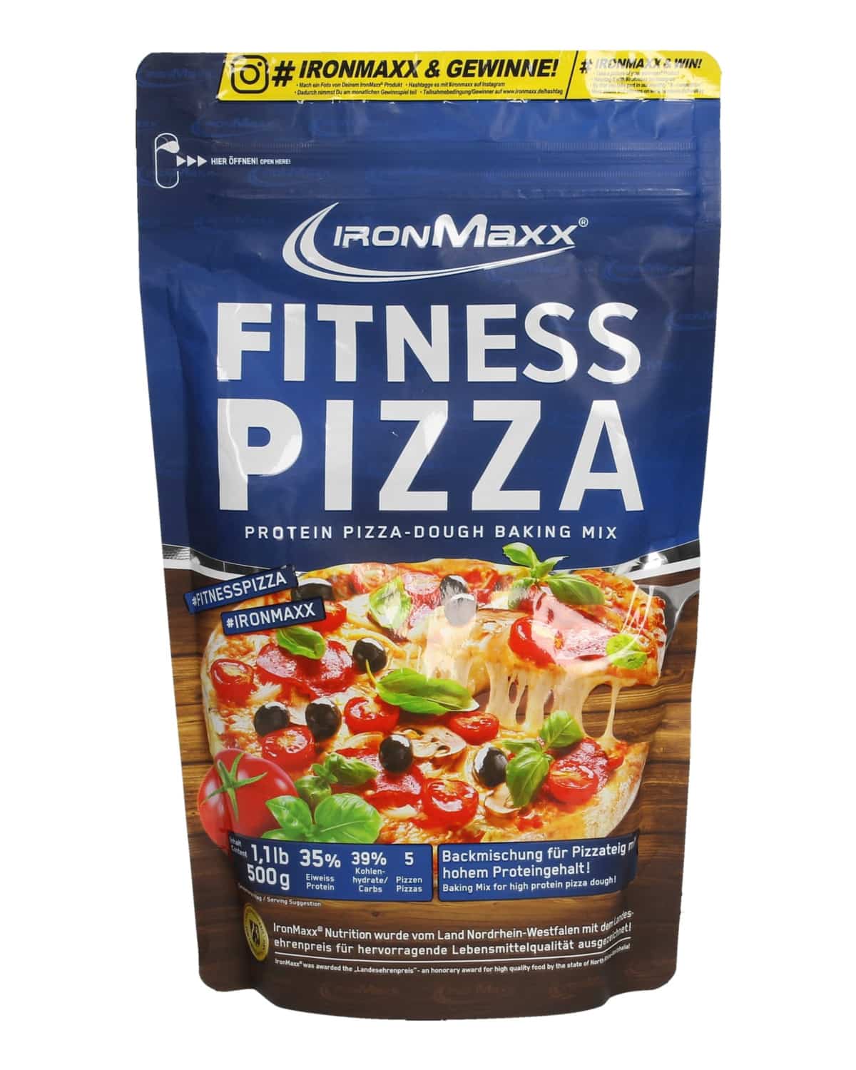 IronMaxx Fitness Pizza 500g - protein powder for