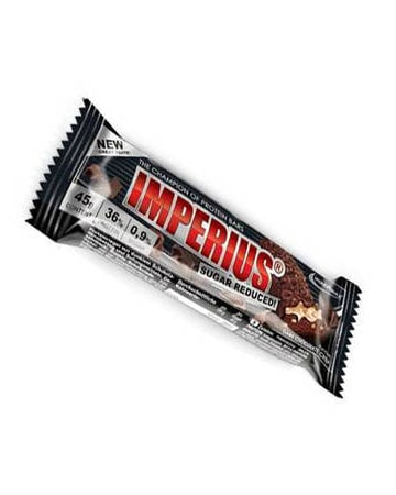 IronMaxx Imperius Reduced Sugar Protein Bars Dark Chocolate Crisp 45g - collagen powder