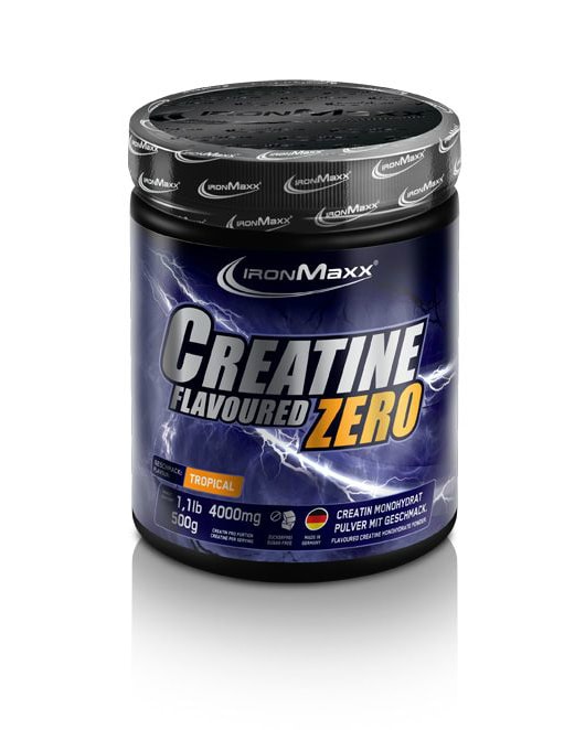 IronMaxx Flavoured Creatine Zero 500g - Cherry - drink powder