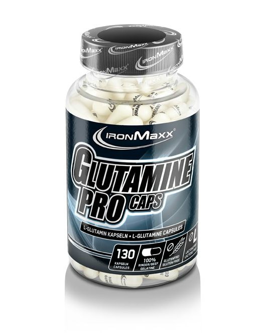 IronMaxx Glutamine Pro 130x910mg - fat